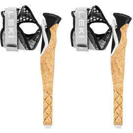 Leki Cross Trail FX Superlite Compact Stöcke (Größe 100-120cm, weiss)