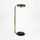 FineBuy Beistelltisch 72cm Marmor Platte schwarz Wohnzimmertisch Couchtisch Glas Rund