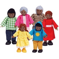 HaPe Puppenfamilie dunkle Hautfarbe E3501