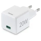 Hama Schnellladegerät, USB-C, 20W, weiß (201650)