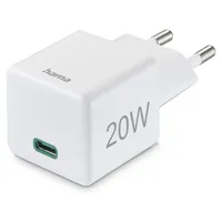 Hama Schnellladegerät, USB-C, 20W, weiß (201650)