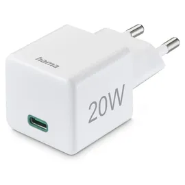Hama Schnellladegerät, USB-C, 20W, weiß (201650)