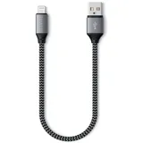 Satechi USB-A auf Lightning Kabel 25 cm space grey