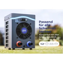 Gre Mini-Wärmepumpe HPM 40 m3