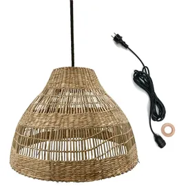 Lumisky Merida 1-flg. h34 cm Seegras Boho-Stil