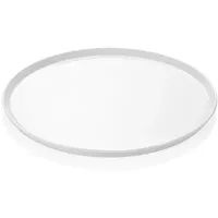 6x Pizzateller Ø 36 cm Porzellan weiß