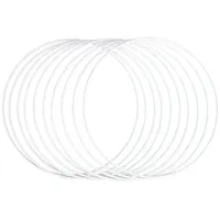 Rayher Metallringe-Set beschichtet 20 cm 10 Stück