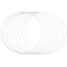 Rayher Metallringe-Set beschichtet 20 cm 10 Stück