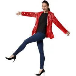 tectake® Pailletten-Jackett Damen