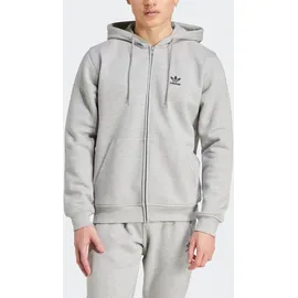 Adidas Trefoil Essentials Reißverschlusspullover Medium Grey Heather L