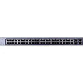 Netgear 48-Port Gigabit Ethernet Smart Switch (GS748T): Managed, optional mit 1 Jahr Insight Cloud Management, mit 2 1G SFP und 2 1G Combo, Desktop- oder Rack-Befestigung