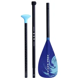 Paddel aqua marina ace klein 130-165cm bunt|SCHWARZ 177 CM