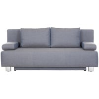 Livetastic Schlafsofa, Grau, Textil, Uni, 2-Sitzer, 197x88x89 cm, Stoffauswahl, Rücken echt, Kinder- & Jugendzimmer, Jugendmöbel, Jugendsofas