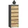 akord furniture factory Akord Kommode 40 x 109 x 35 cm Graphitgrau / Eiche Artisan
