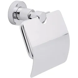 tesa LOXX Toilettenpapierhalter mit Deckel, Accessoires, chrom