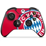 DeinDesign Skin kompatibel mit Microsoft Xbox One Controller Folie Sticker FC Bayern München Offizielles Lizenzprodukt FCB