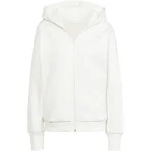 adidas All SZN Fleece Full-Zip Hoodie, off white S