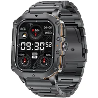 Smartwatch Herren mit Telefonfunktion Gesundheitsuhr Fitnessuhr Herren Tactical Watch Smart Watch für Android IOS Schrittzähler Uhr mit  Funktion...