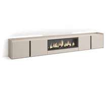 SKRAUT HOME Lowboard 315x50 cm Beige Holzwerkstoff
