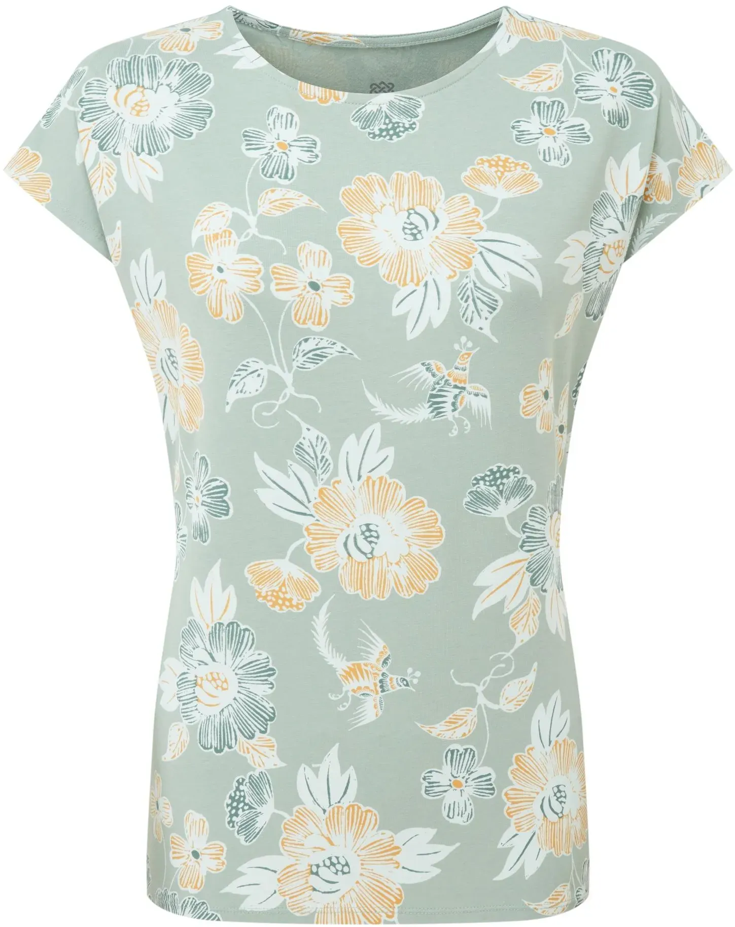 Sherpa Damen Neha T-Shirt - M - Celery Floral
