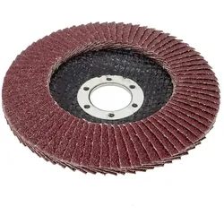 Vago-Tools 20x Fächerschleifscheiben125mm flach K120 Braun
