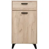 INOSIGN Umbria 53,5 x 101 x 35 cm grau / grau Eiche mit einer Schublade