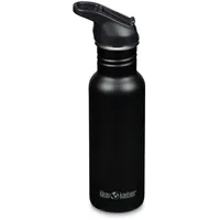 Klean Kanteen Classic Narrow Flip Sport Cap Trinkflasche - STK - Black