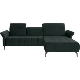Home Affaire Eckcouch Polyester 2-Sitzer Dunkelgrün