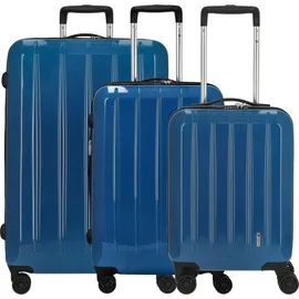 check.in London 2.0 Koffer-Set 3-tlg. blau/orange/türkis