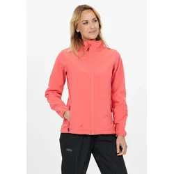 Softshelljacke WHISTLER "Covina", Damen, Gr. 50, pink, 94% Polyester, 6% Elasthan, unifarben, sportlich, normal, hoch geschlossener Ausschnitt, Langarm, Jacken, mit wasser- und winddichtem Funktionsmaterial