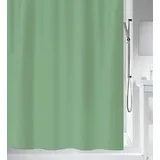 Spirella colección, Cortina de ducha Textil 240 x 200, 100%, Verde Schimmel Duschvorhang-Anti-Bakteriell, waschbar, wasserdicht-Polyester, „Primo “ 240x200cm Grün, Green