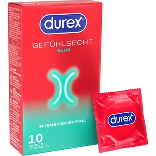 DUREX Gefühlsecht Slim Fit 10 St.