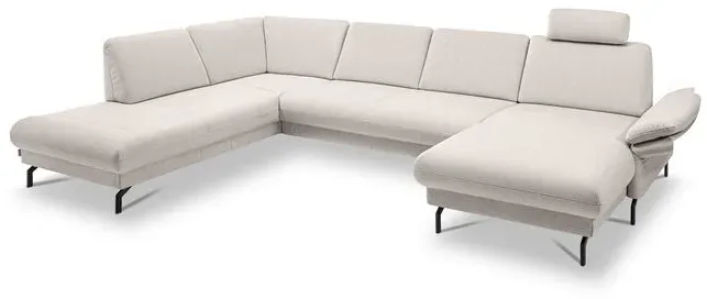 Segmüller Werkstätten Wohnlandschaft Mara02 Stoff Grau