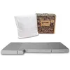Bugbett-Paket VW T5. T6. T6.1 + Bettwäscheset WEISS|grau No Size