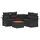 vidaXL Sofa Set 6-tlg. Loungesofa schwarz
