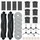 bpbdzz 32 Stück Zubehör für Dreame L10s Ultra Gen 2/l40 Ultra Ae/l10s Pro Ultra Heat/x30 Ultra/mova E30 Ultra Saugroboter, 2 Hauptbürsten, 4 Filter, 6 Wischpads, 6 Seitenbürsten, 6 Staubbeutel