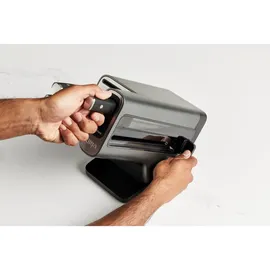 Ninja StaySharp Messerblock mit Schleifer Silber/Schwarz