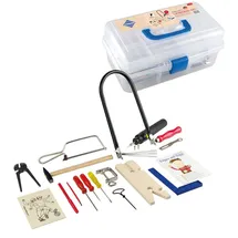 Peter Bausch GmbH & Co. KG Laubsäge-Set mit Stahlwerkzeugen und Bohrmaschine (641S)