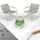 Blumtal Gartenlounge Set 3-tlg. Grau