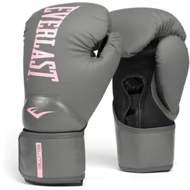 EVERLAST Elite 2 Box-Trainingshandschuhe, Grau/Rosa, 283,5 g