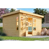 KARIBU Gartenhaus Kastorf 7 natur 364x244x230