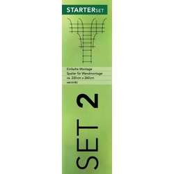MIRA Rankensystem Rankhilfe - dreidimensional verwendbares Gitter Starter Set 2