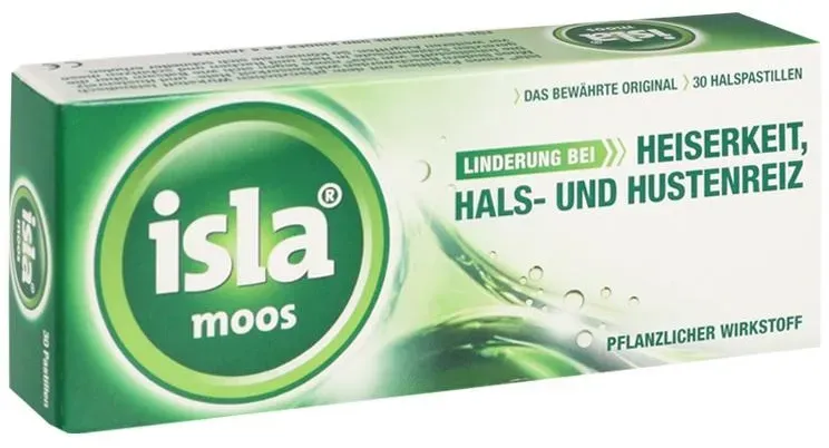 isla moos halspastillen 30
