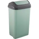 KEEEPER Mülleimer Swantje 50 l, Schwingdeckel, – Nordic Green