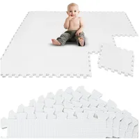 LittleTom 18 Teile Spielmatte Baby Puzzlematte - 30x30 Krabbelmatte Bodenmatte Kinderzimmer
