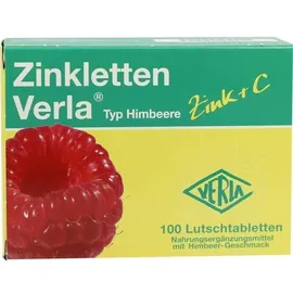 VERLA Zinkletten Verla Himbeere Lutschtabletten 100 St.