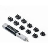 Smartkeeper ESSENTIAL 10x RJ45 Port Blockers+1x Lock Key Basic Schwarz