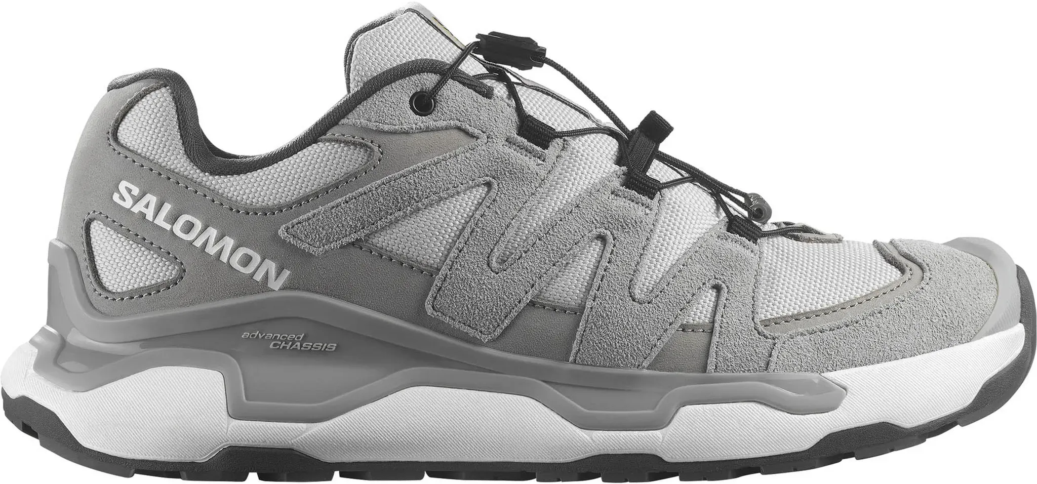 Salomon XC Trek Sneaker Damen in lunar rock-alloy-black, Größe 41 1/3 - grau