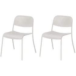 Blomus - Yua Outdoor Stuhl, silk gray (2er-Set)