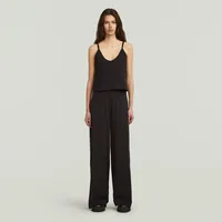 G-Star Spaghetti Strap Loose Overall - Dark Black -